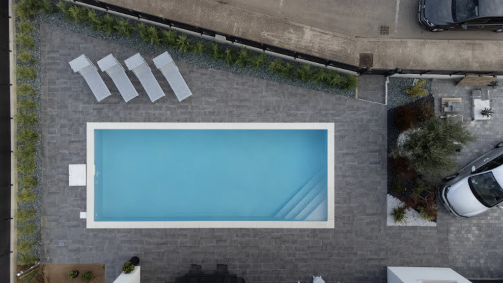 Glasfiberpool 3x6 meter